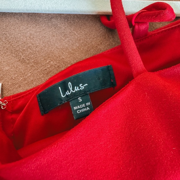 Lulus Red Midi Bodycon Dress - Picture 4 of 4